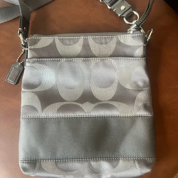 Coach Gray Crossbody Bag - Picture 6 of 8
